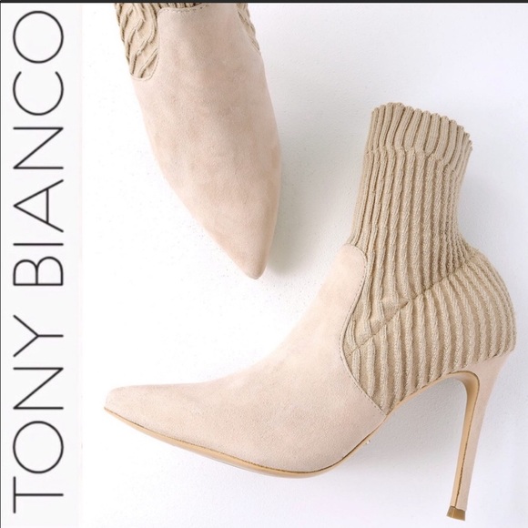 Tony Bianco Shoes - NWOT Tony Bianco Laila Suede Leather Sock Booties